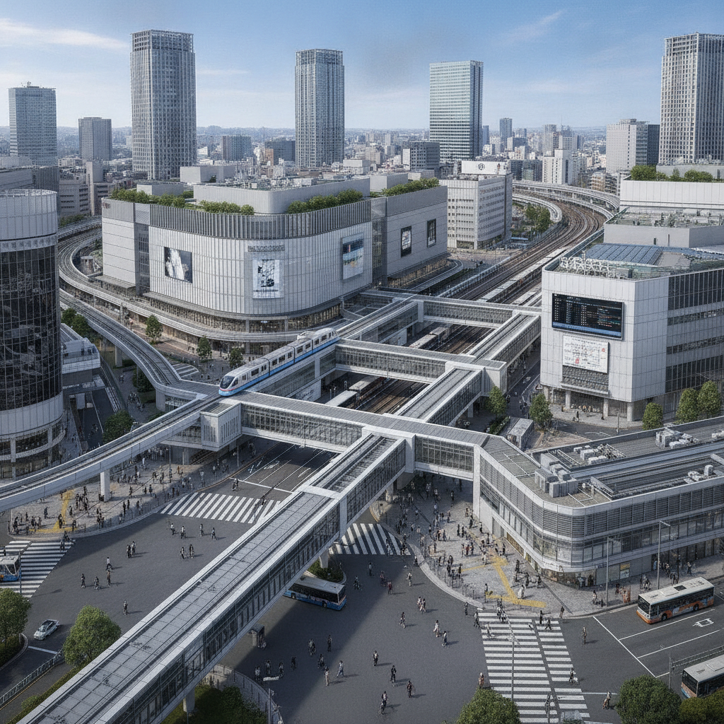渋谷の再開発でどのように公共交通機関との連携が強化され、地域全体の利便性が向上しましたか？